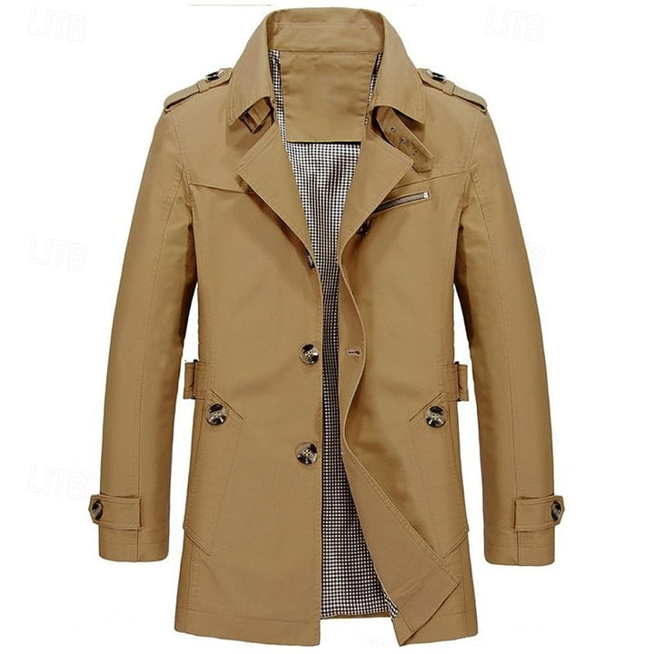 Wallace | Refined Single-Breasted Trench Coat