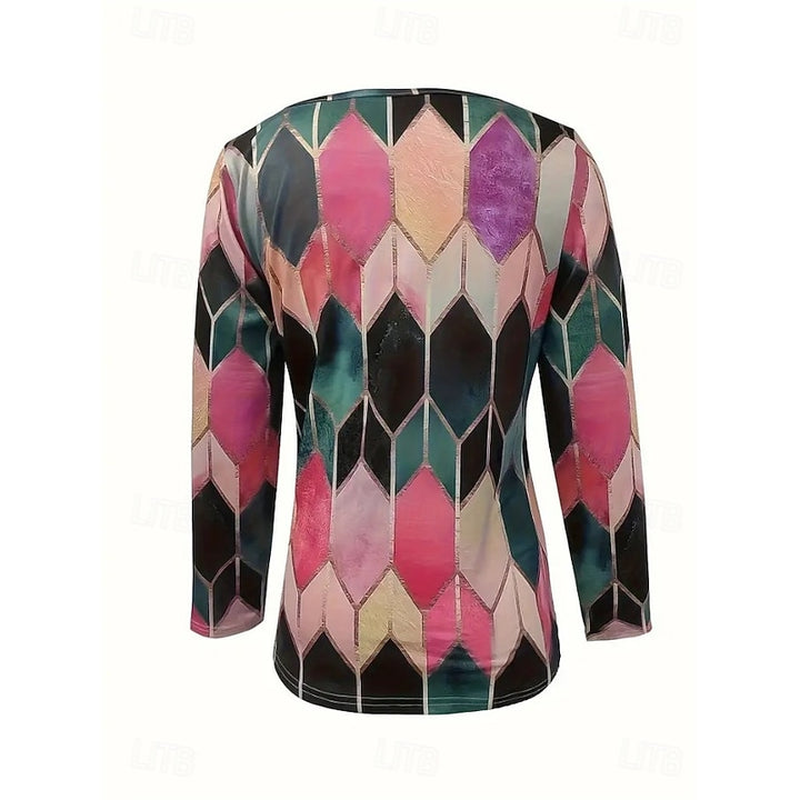 Ingrid | Bohemian Quarter-Zip Top