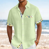 Elliot | Tropical Trim Resort Shirt
