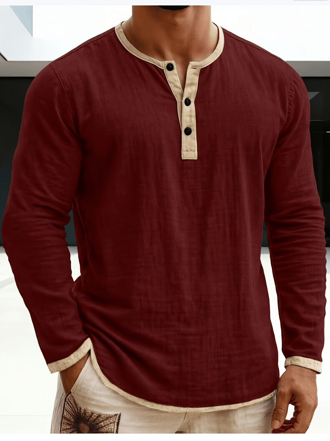 Henry | Classic Long Sleeve Button Shirt