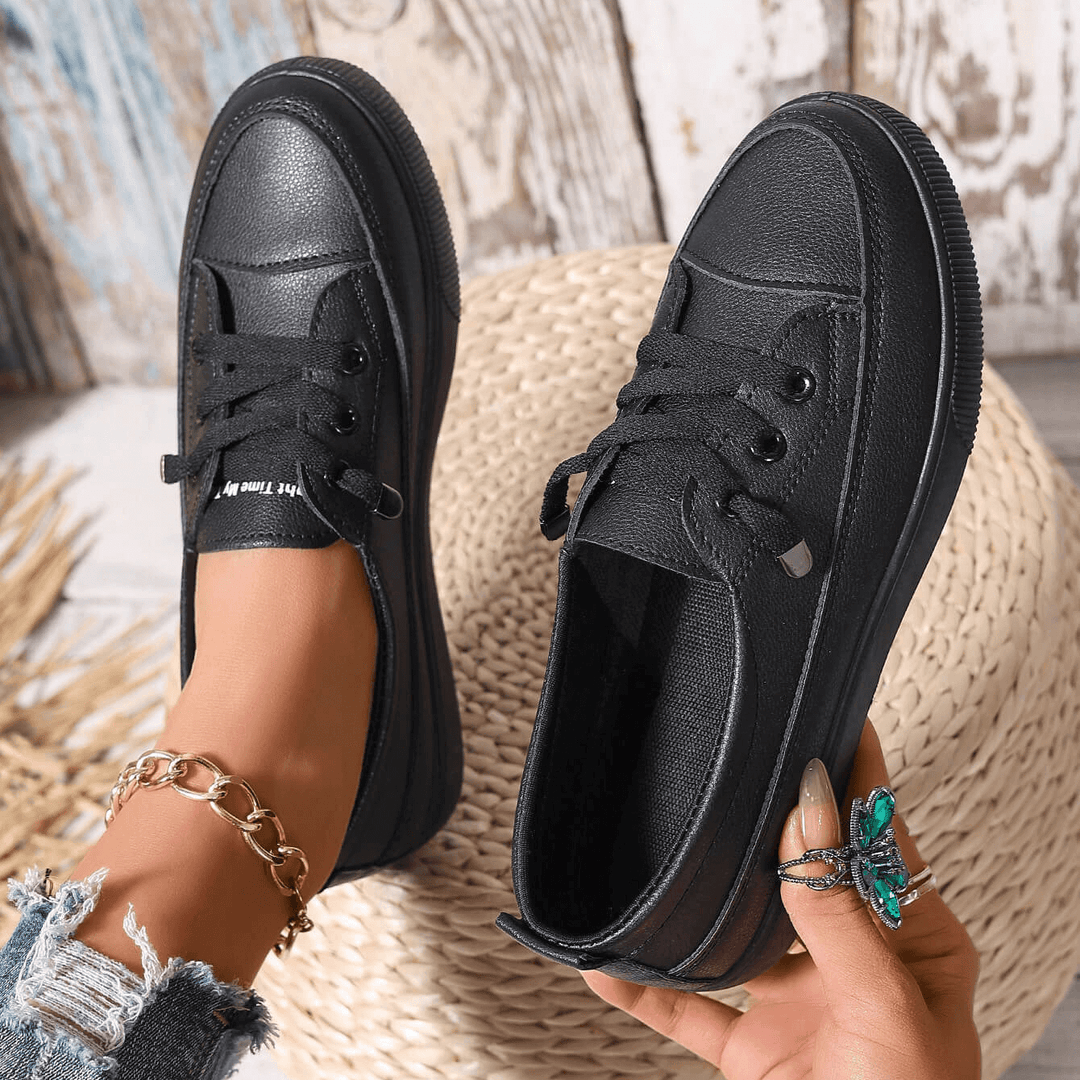 Natasha | Classic Orthopedic Insoles Laced Shoes