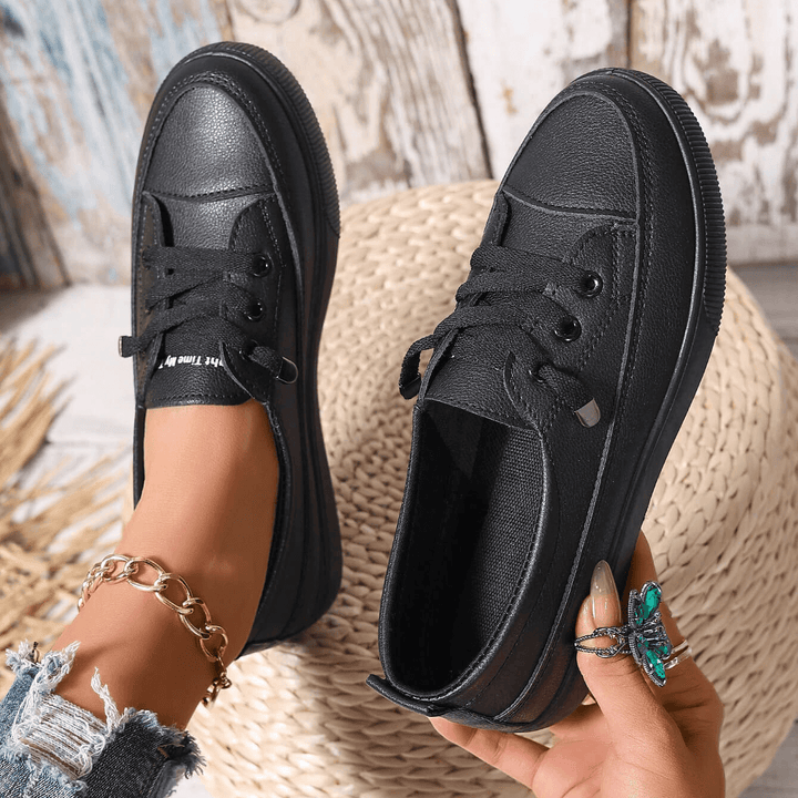 Natasha | Classic Orthopedic Insoles Laced Shoes