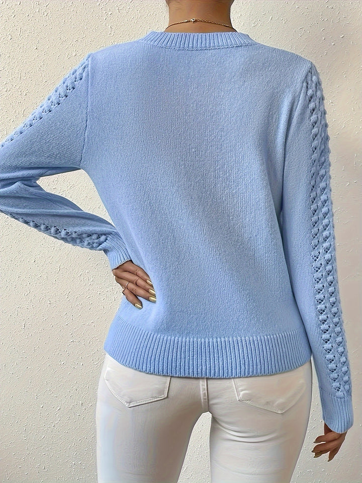 Sylvia | Openwork Knit Sweater