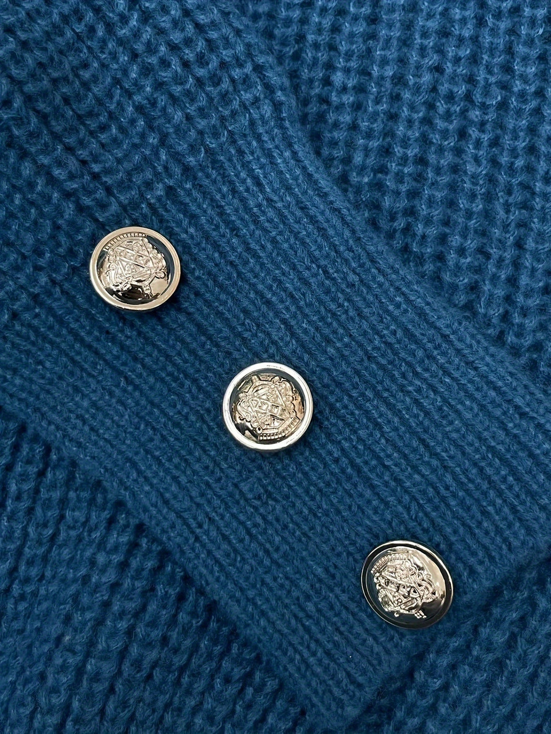 Hazel | Button-Henley V-Neck Sweater