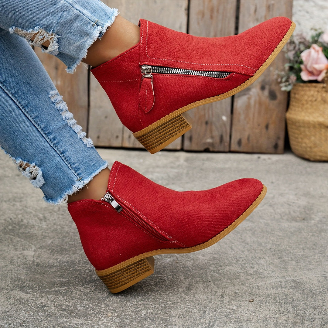 Joanna | Elegant Comfortable Zipper Shoes