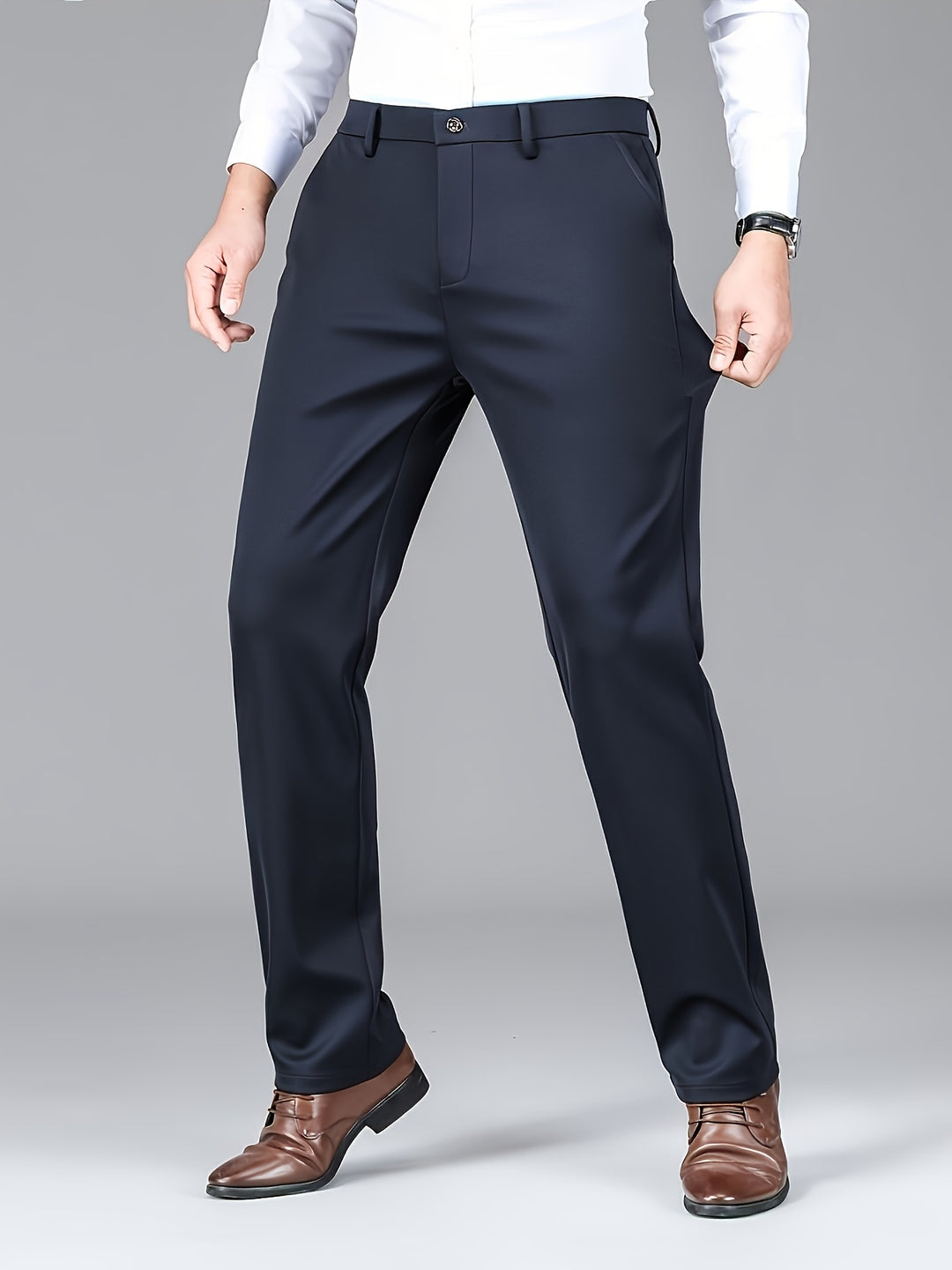 Lawrence | Tailored Straight-Leg Dress Pants