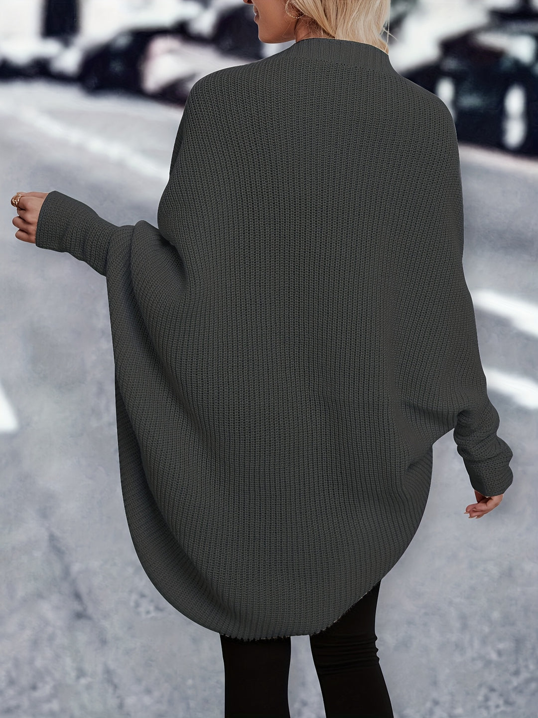 Maribel | Draped Christmas Cardigan