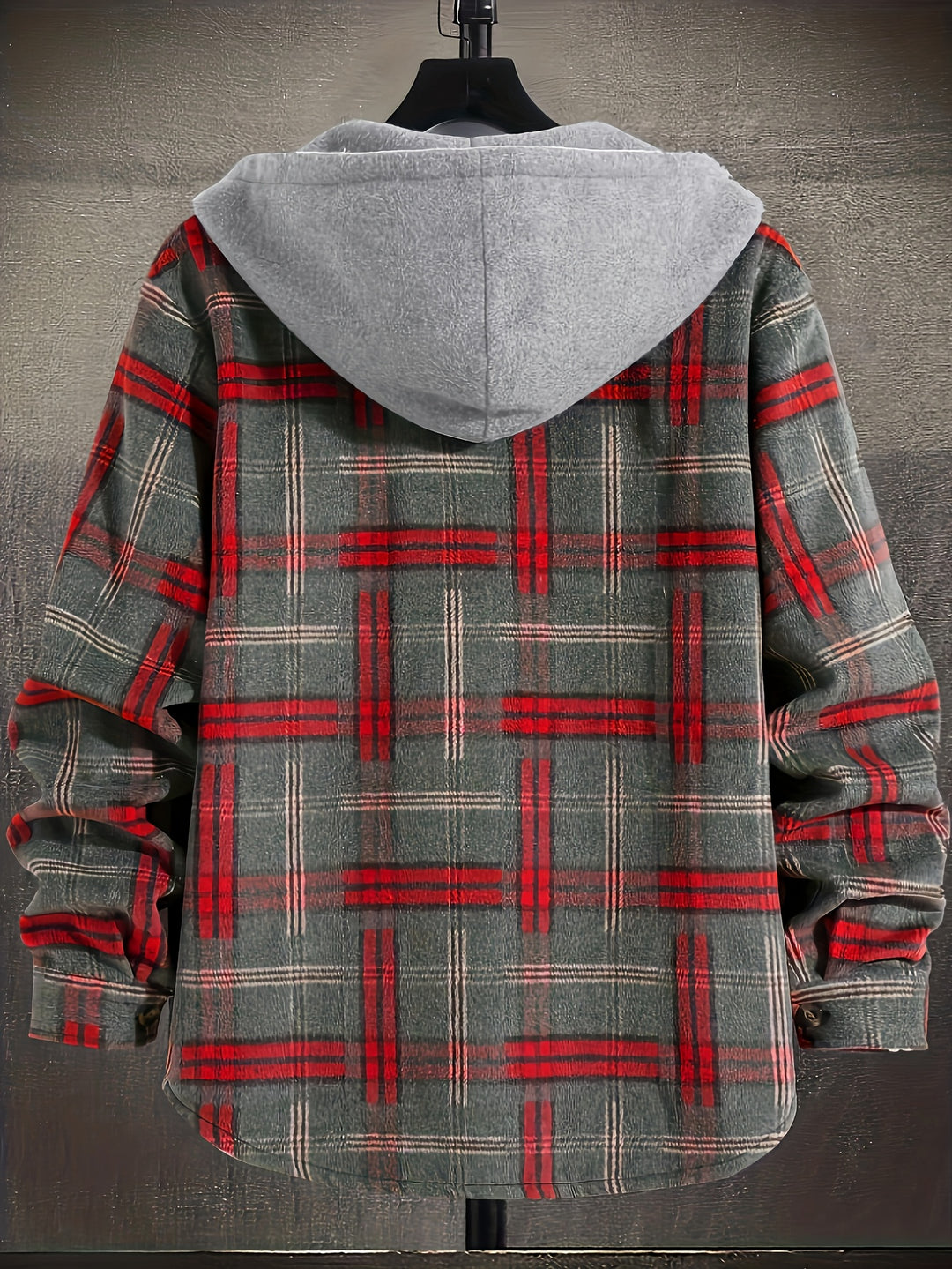 Callister | Christmas Hooded Plaid Overshirt