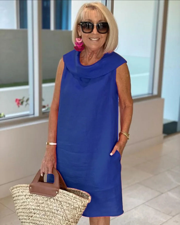 Adeline | Casual Sleeveless Round Neck Dress