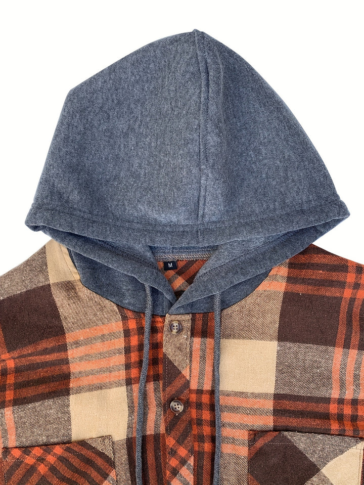 Rory | Rugged Hooded Button-Up Shirt