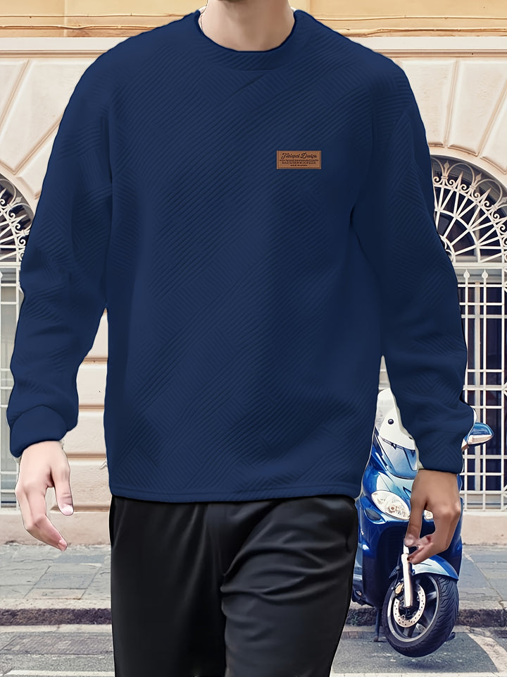 Clifford | Textured Crew Neck Sweatshirt