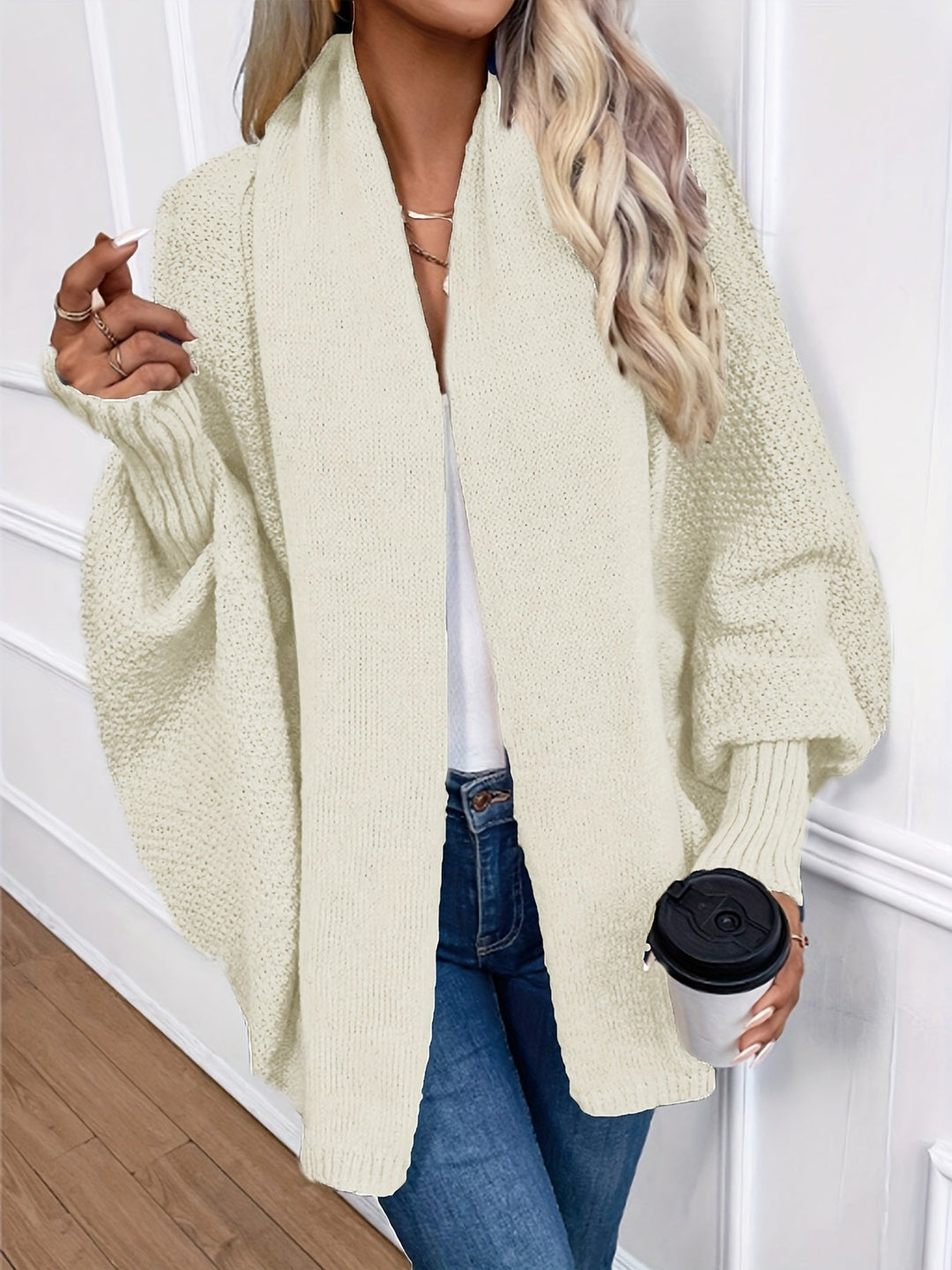 Rosalyn | Draped Shawl-Collar Cardigan