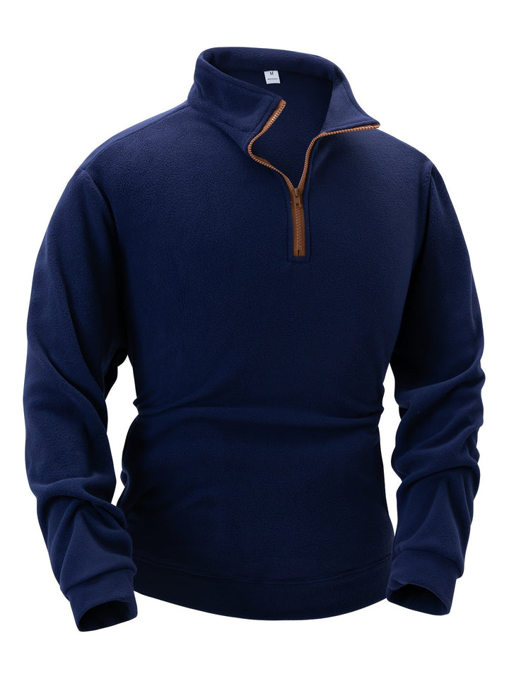 Rhys | Stand-Collar Half-Zip Pullover