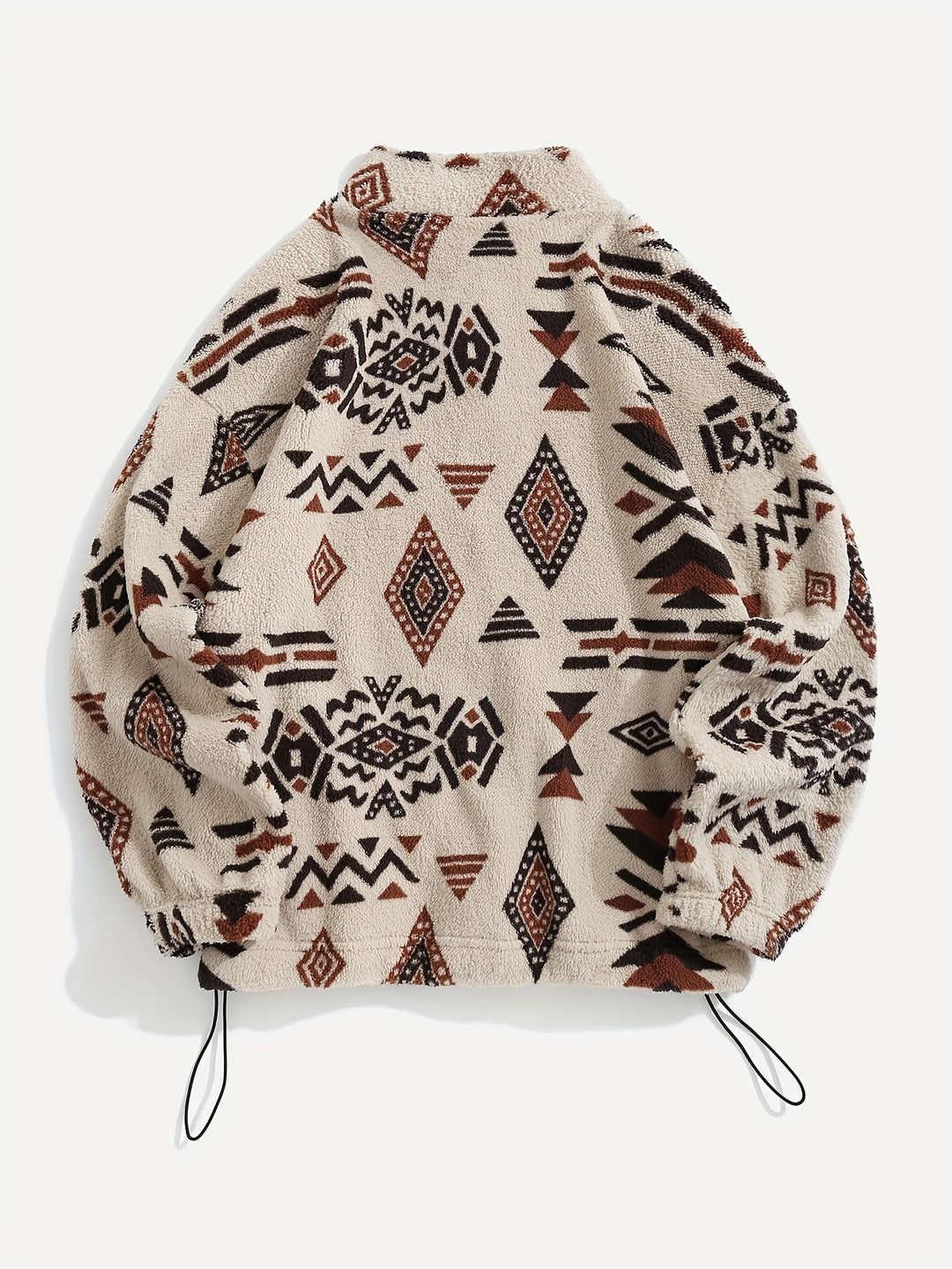 Winifred | Patterned Cozy Zip-Up Jacket