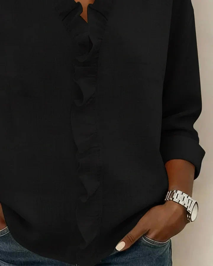 Eleanor | Elegant Ruffle Blouse
