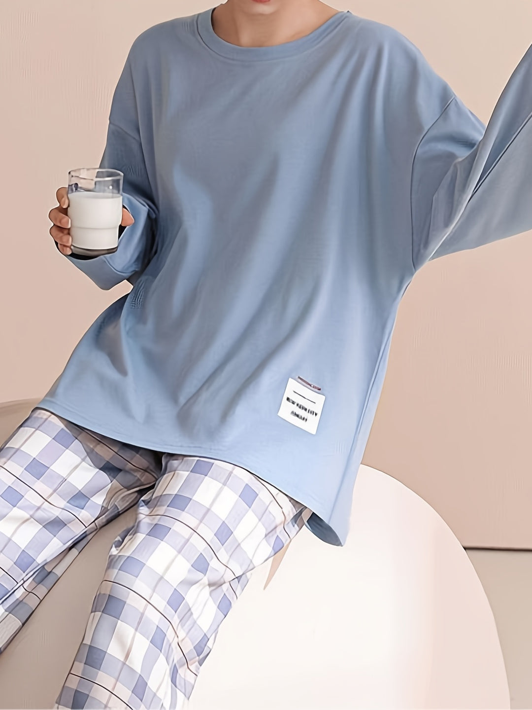Annabel | Cozy Plaid Two-Piece Lounge Set