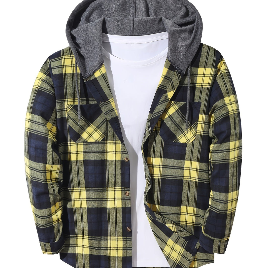 Rory | Rugged Hooded Button-Up Shirt