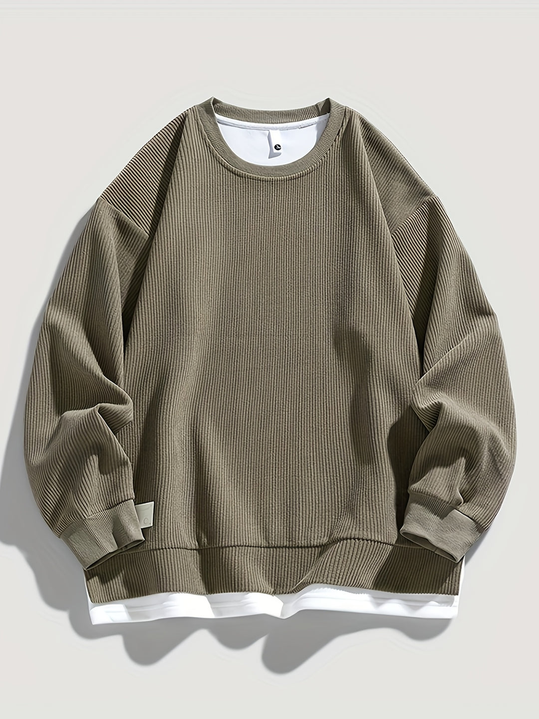 Brooks | Layered Crewneck Sweatshirt