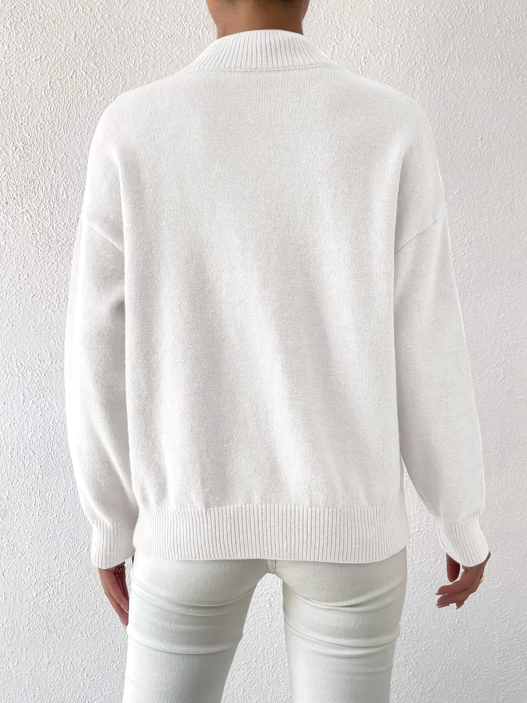 Lucille | Cozy Mock Neck Sweater