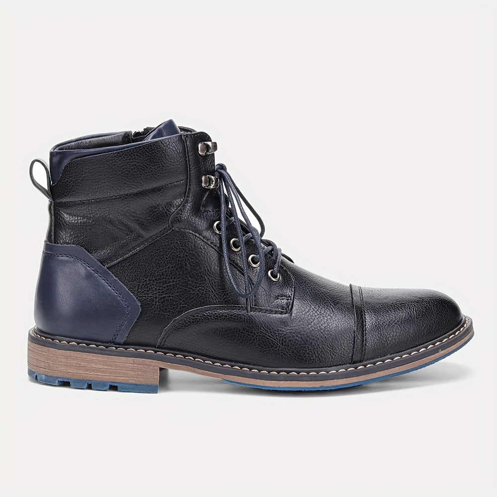 Bradley | Cap-Toe Lace-Up Boots
