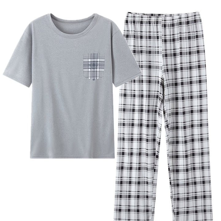 Tobias | Relaxed Checkered Two-Piece Set