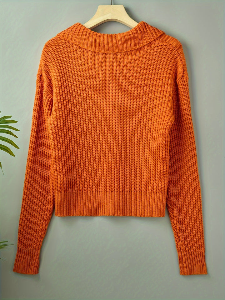 Rosemary | Cozy Collared Sweater