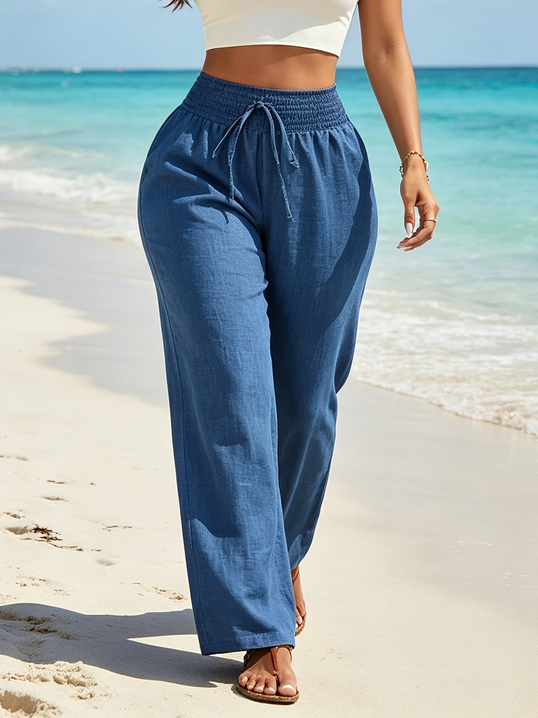 Priscilla | Flowing High-Waisted Pants