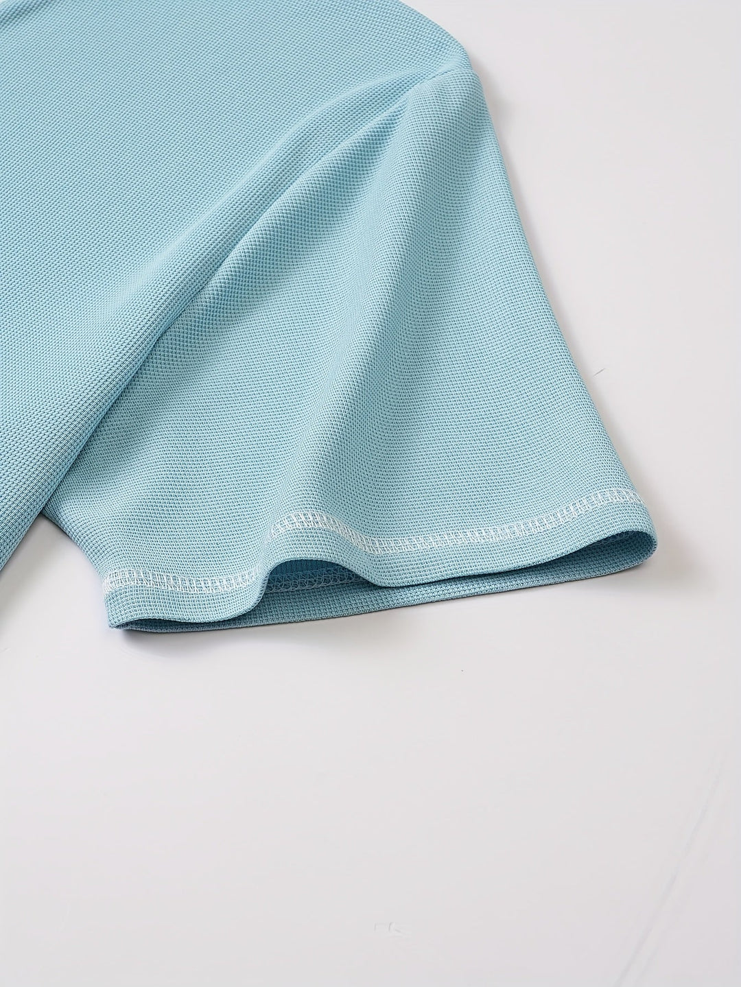 Sawyer | Textured Short Sleeve Henley