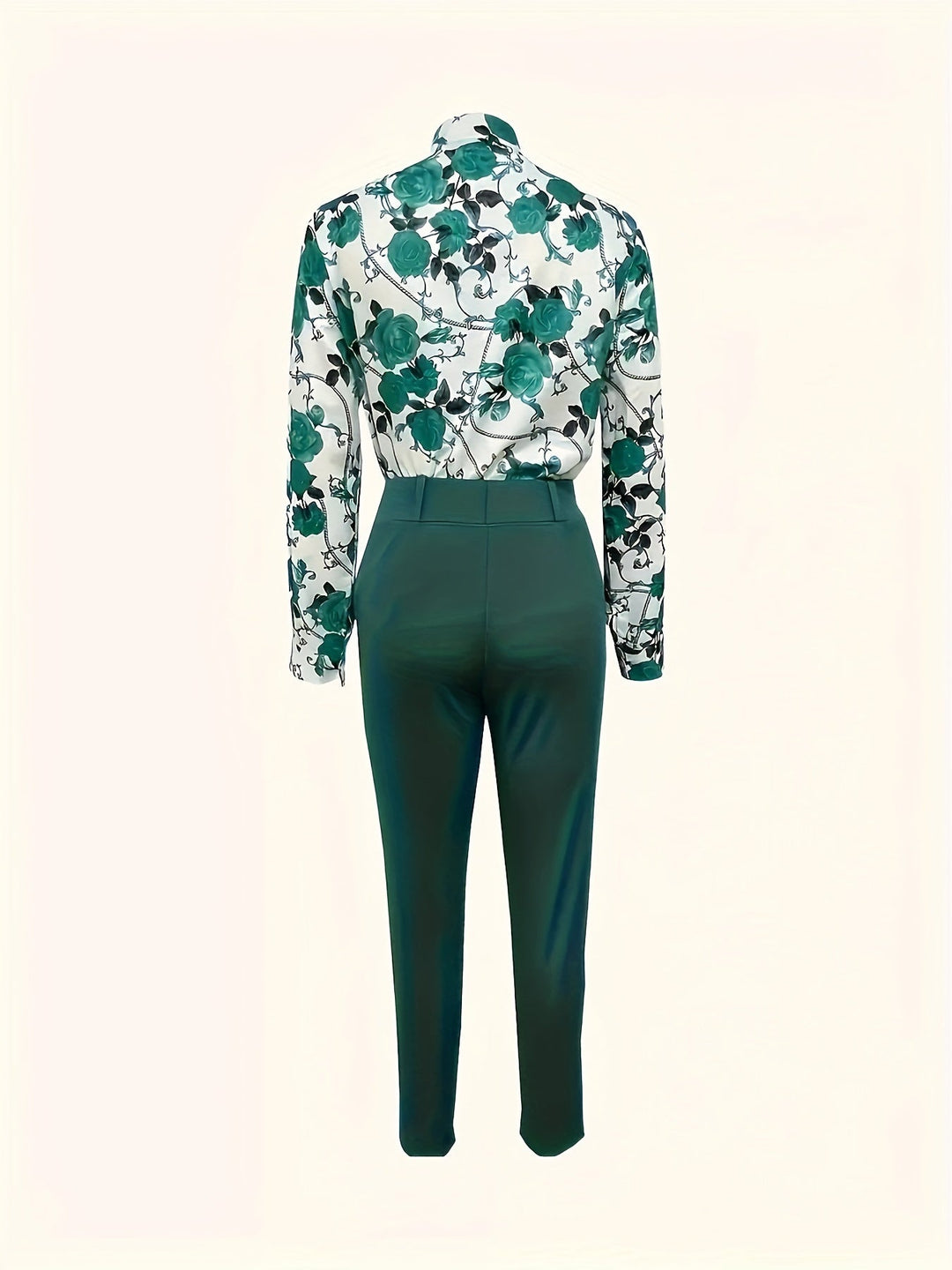 Cynthia | Elegant Floral Two-Piece Set