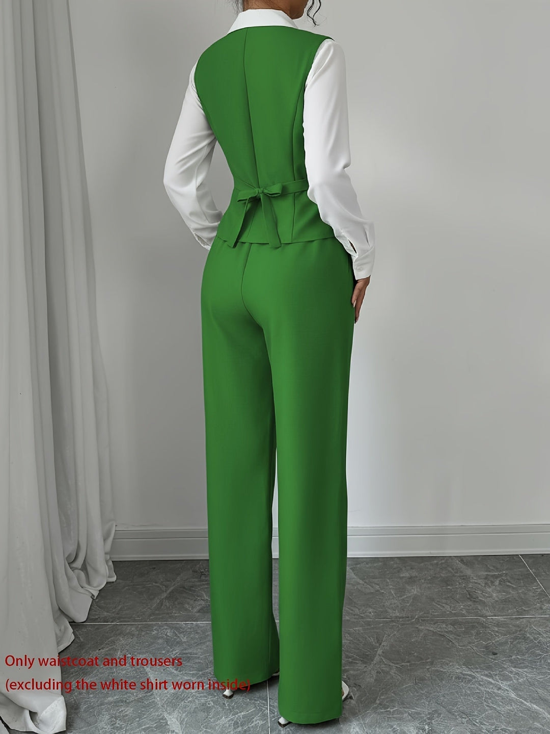 Vivienne | Tailored Vest & Wide-Leg Pant Set