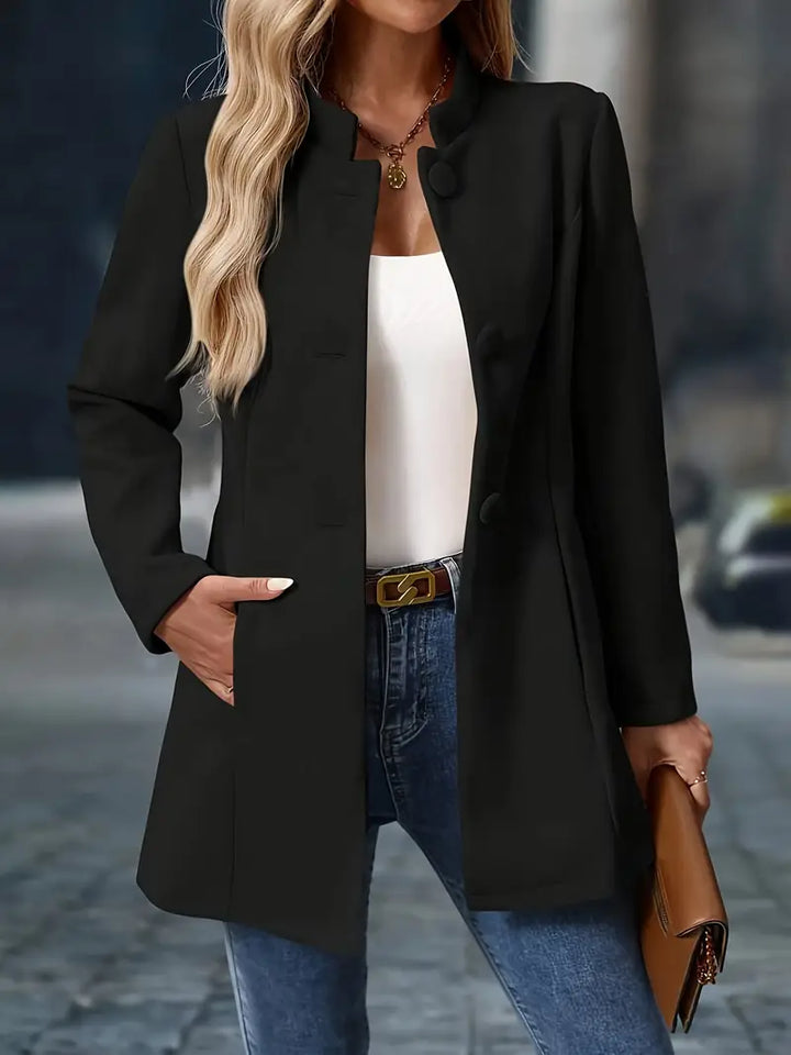 Antonia | Tailored Stand-Collar Coat