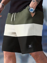 Ethan | Stylish Color Block Casual Shorts