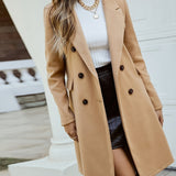 Constance | Tailored Double-Breasted Long Coat