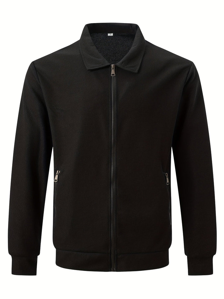 Wesley | Textured Full-Zip Jacket