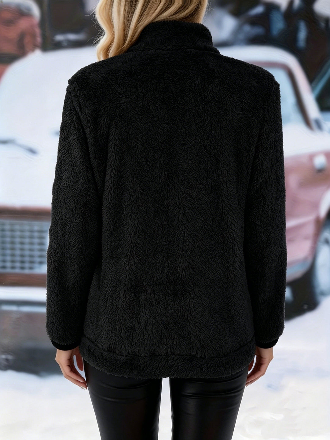 Marion | Cosy Plush Zip-Up Jacket