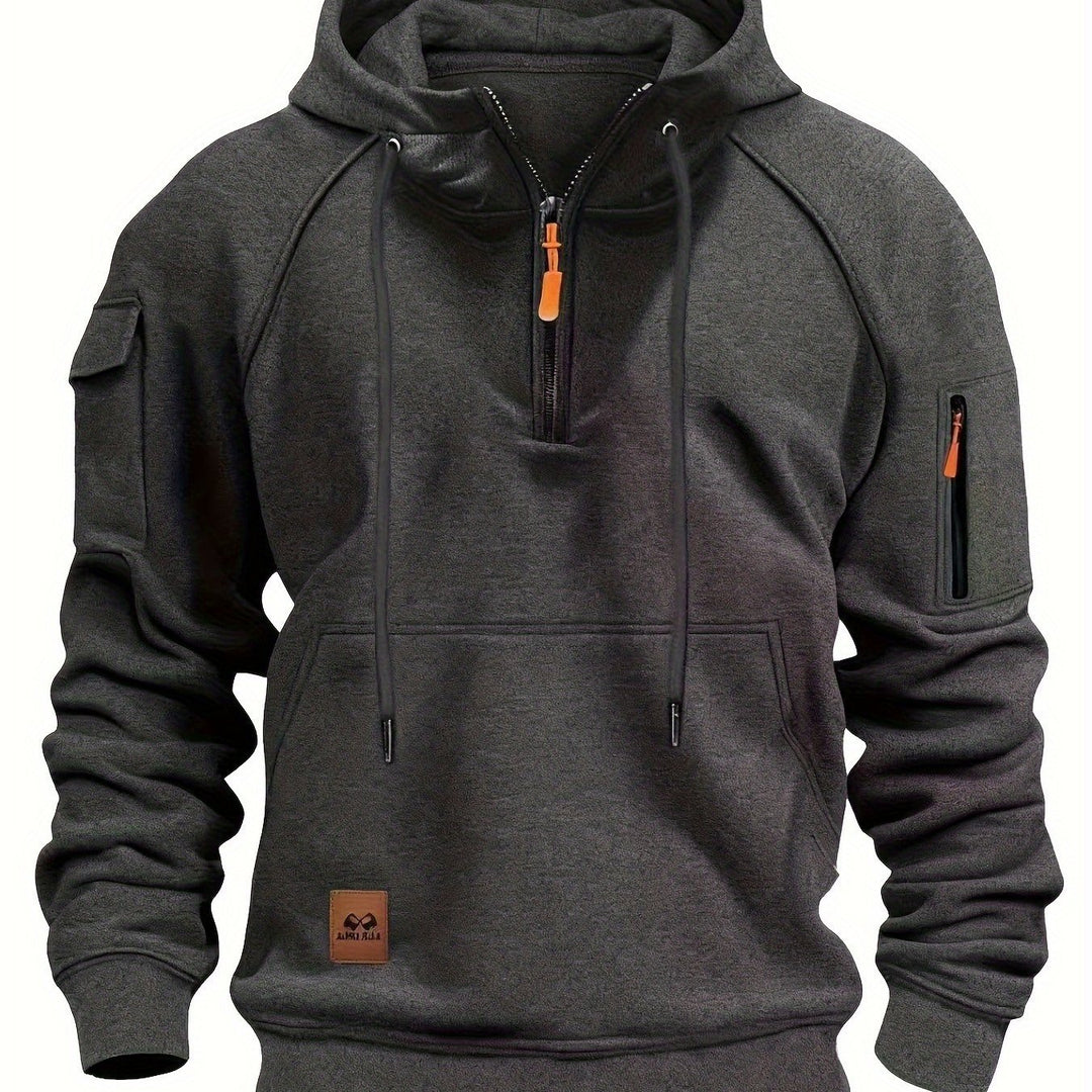 Brennan | Utility Quarter-Zip Hoodie