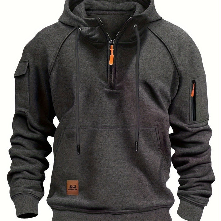 Brennan | Utility Quarter-Zip Hoodie