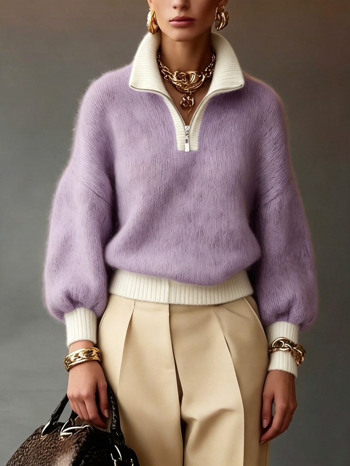 Lorelei | Relaxed Half-Zip Sweater