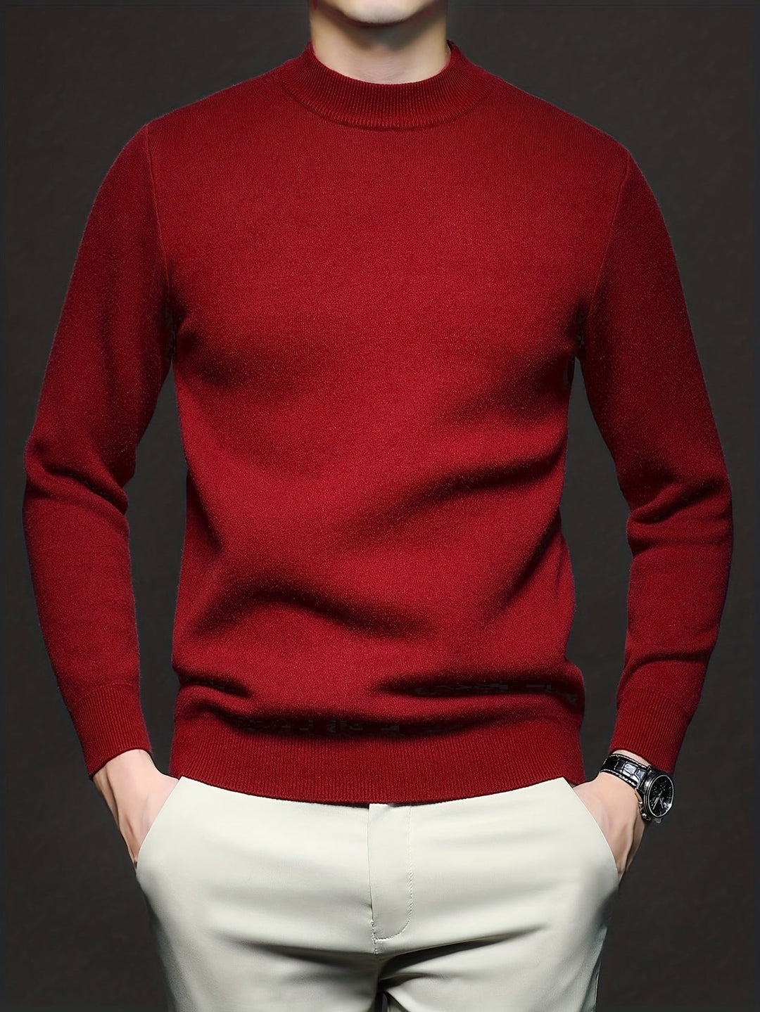 Harlan | Refined High-Neck Sweater