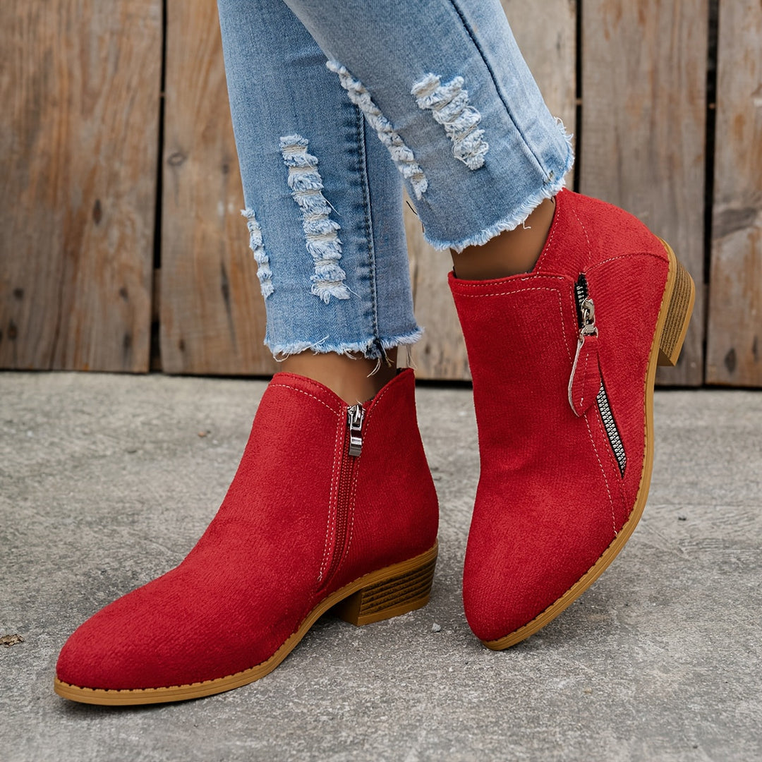 Joanna | Elegant Comfortable Zipper Shoes