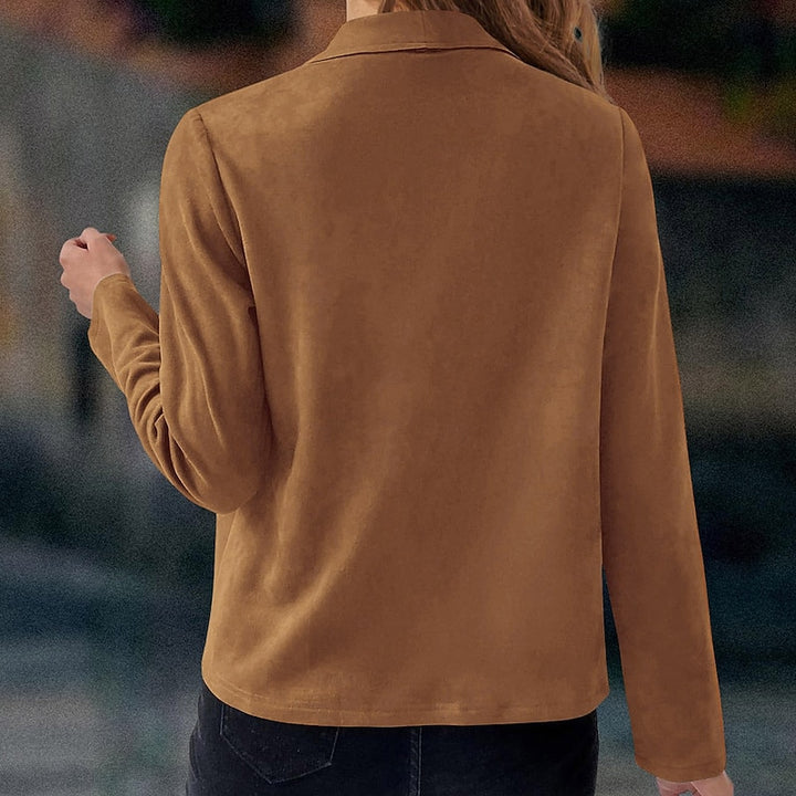 Brooke | Draped Open-Front Jacket
