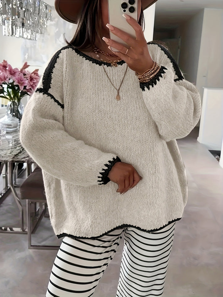 Corinna | Relaxed Boat-Neck Sweater