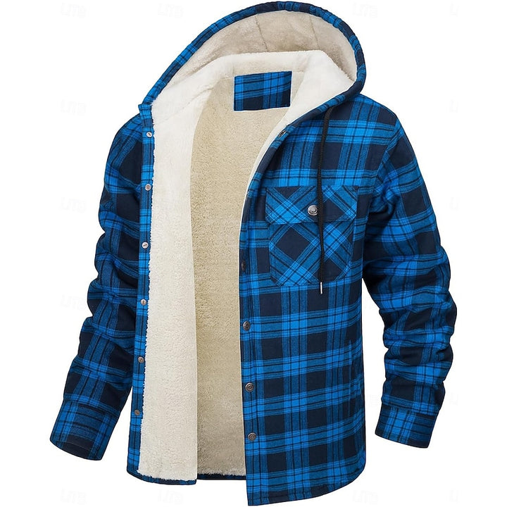 Chandler | Hooded Plaid Shacket