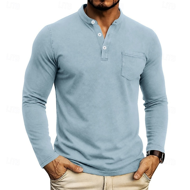 Russell | Long-Sleeve Henley Shirt