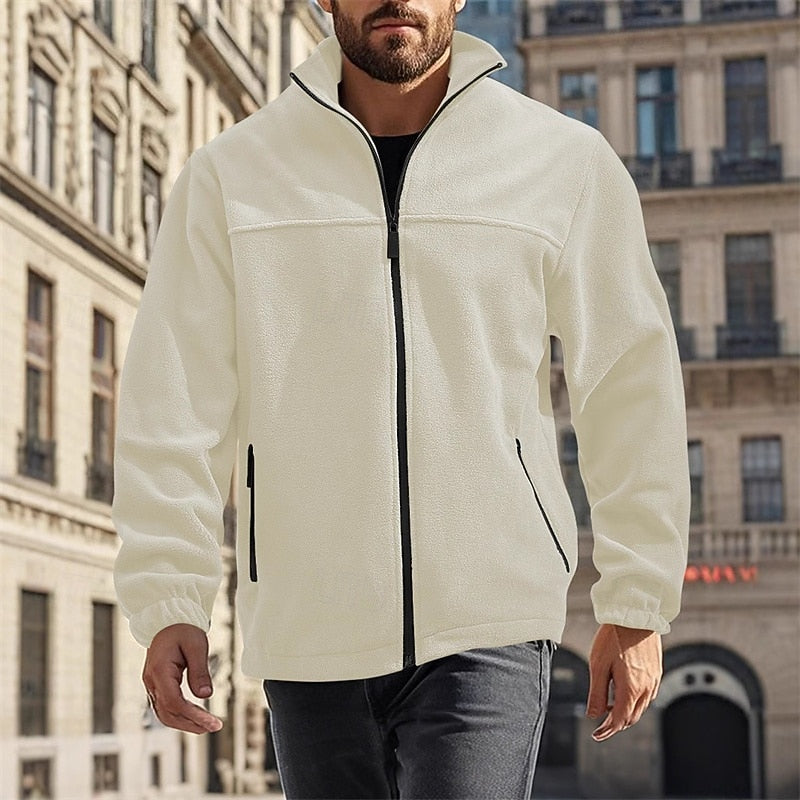 Ellis | Stand-Collar Full-Zip Fleece Jacket