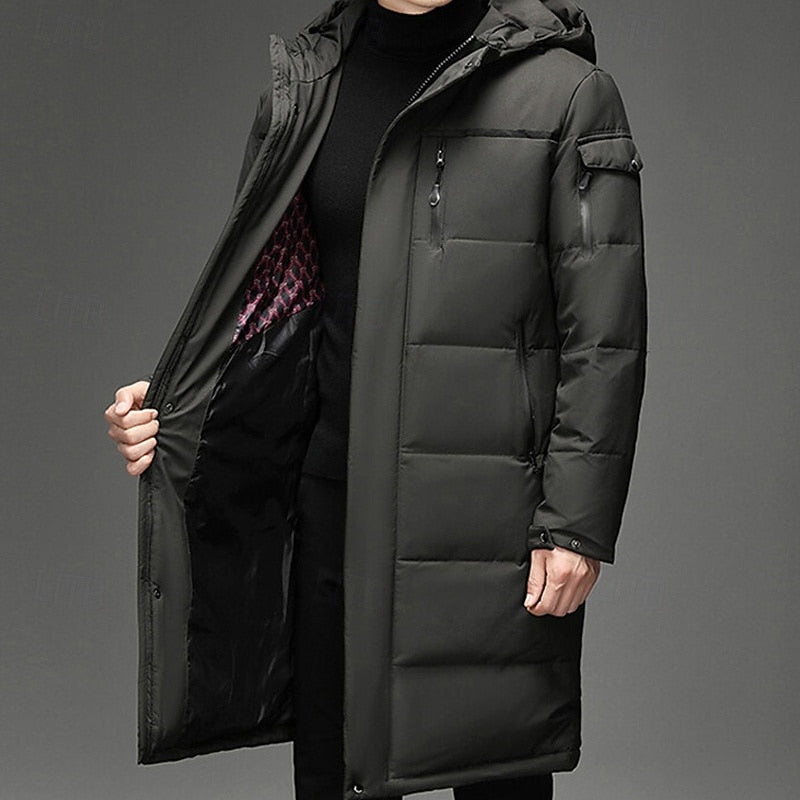 Leland | Hooded Longline Winter Coat