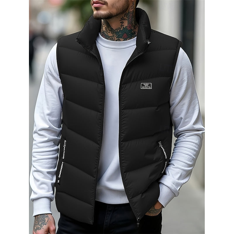 Chase | Quilted Stand-Collar Vest
