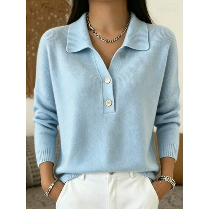 Lucinda | Refined Collared Sweater