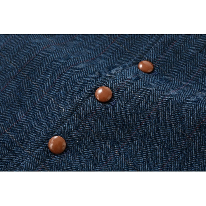 Everard | Herringbone Single-Breasted Vest