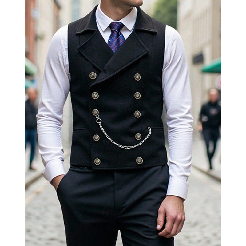 Reuben | Double-Breasted Tailored Vest